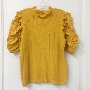 Janie And Jack EUC Ruffled Sweater